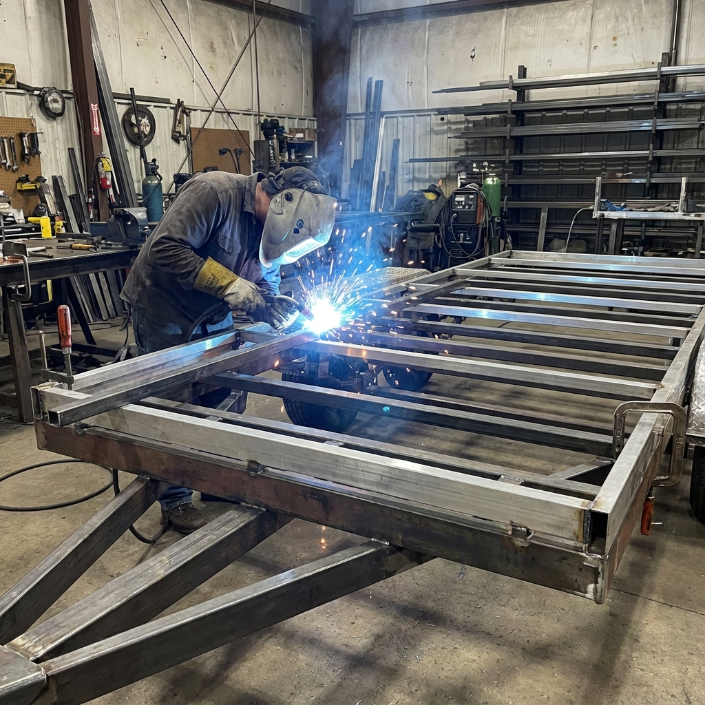 Custom trailer fabrication